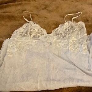 COSABELLA NIGHTGOWN IVORY LACE L NWOT